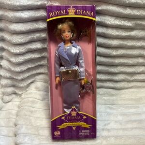 RARE Royal Diana Princess Wales Diana Barbie Doll Way out Toys 40050A